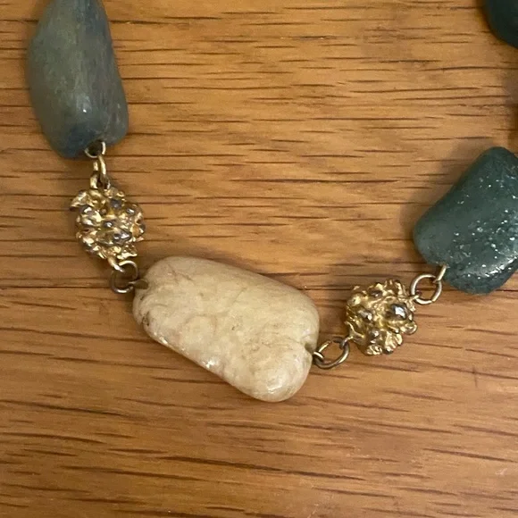 Lot of 4 Vintage Natural Polished Stone Beaded Necklaces. Good Condition. - Picture 11 of 16